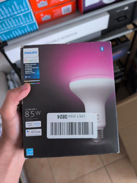 Philips Hue 85-Watt White and Color Ambiance BR30 LED Smart Bulb -FREE S/H