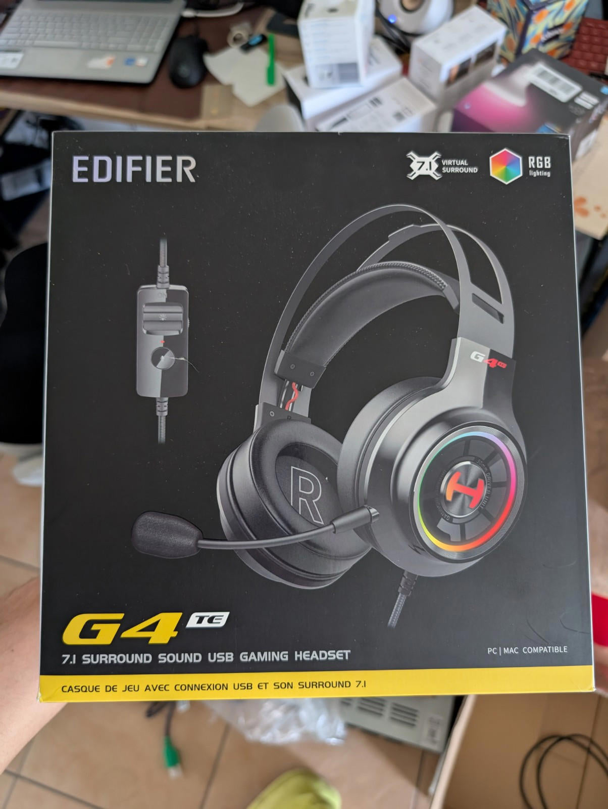 Edifier G4 TE - 7.1 Surround Sound USB Gaming Headset For PC & Mac