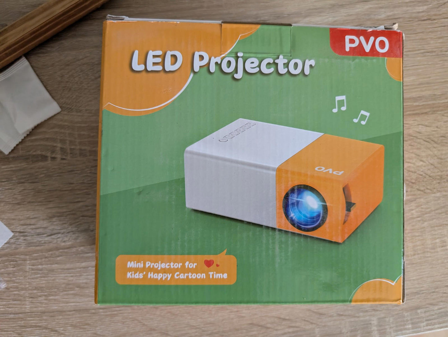 PVO YG300Pro Portable LED Mini Home Theater Projector Phone Mirroring HDMI